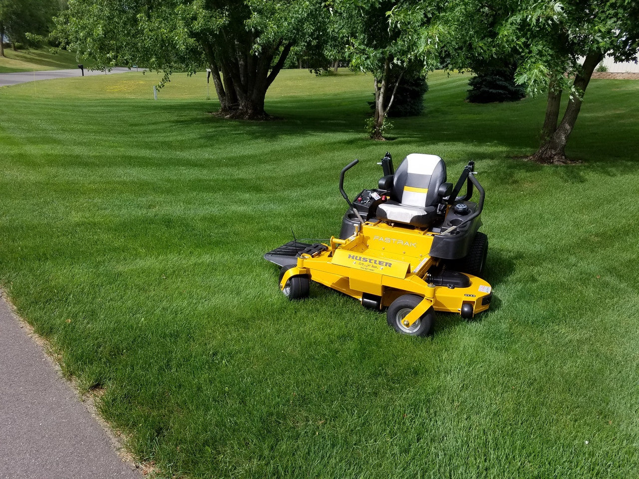Lawn Striper for Hustler FasTrak with 60" mower deck, model year 2017