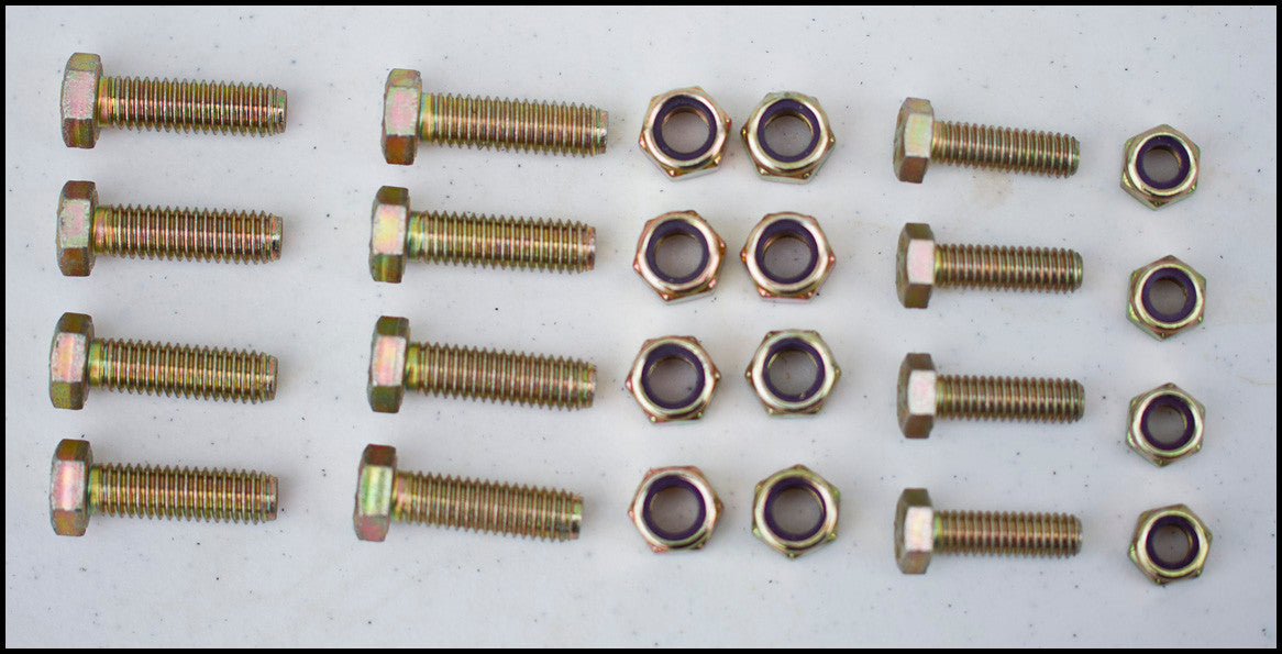 Mounting and Bracket Bolts and Nuts for Toro Turf Stripers
