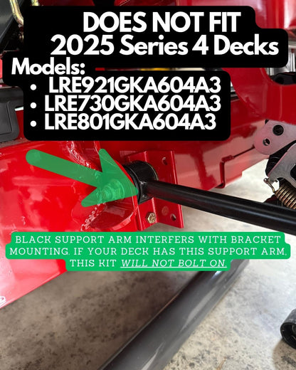 Lawn Striping Kit for 2010-2024 eXmark Lazer Z with 60" Ultra Cut Series 4 or 6 Deck